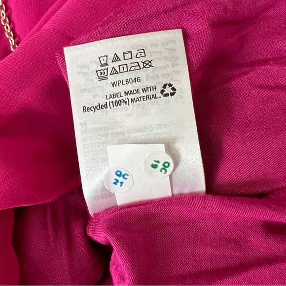 NEW! JM Collection Fuchsia Dressy Top Sz 3X - Picture 5 of 11